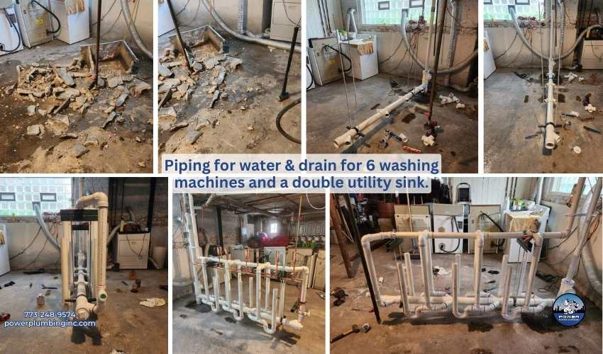 Washing Machines and Utility Sink Plumbing